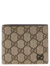 Gucci Men 'bi-fold' Wallet In Brown