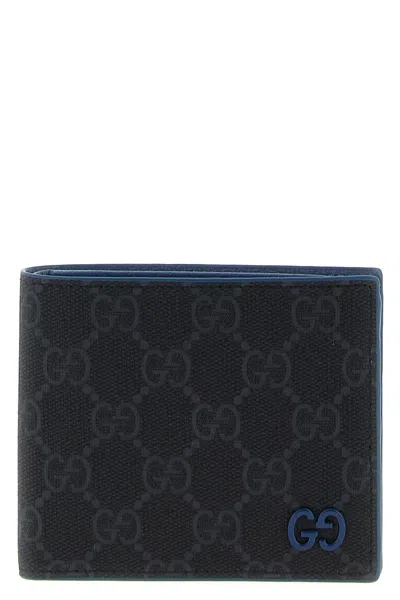 Gucci Men 'bifold Gg' Wallet In Black