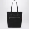 Gucci Borsa Tote Media In Canvas Gg In Black