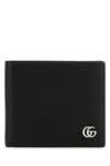 Gucci Gg Marmont Leather Bi-fold Wallet In Black