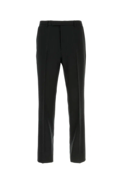 Gucci Men Black Twill Pant