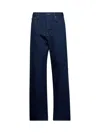 Gucci Mens Dark Blue Brand-embossed Mid-rise Straight-leg Jeans In Blue