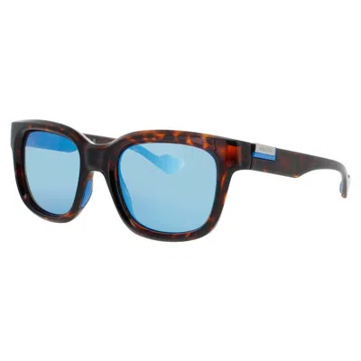 Gucci Men's Blue Rectangular Sunglasses Gg1621s 002 53 In Metallic