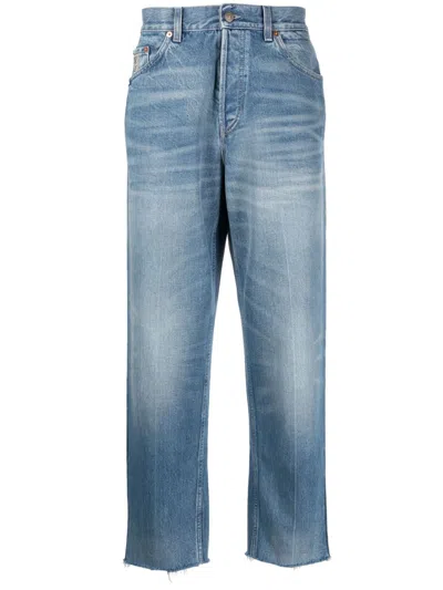 Gucci Regular Fit Denim Jeans In Blue