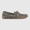 Gucci Gg Logo Leather Loafer In Multi