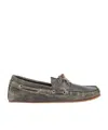 Gucci Gg Logo Leather Loafer In Black