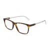 Gucci Men's Brown Rectangular Eyeglass Frames Gg0490o 003 In Brown