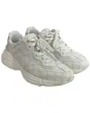 Gucci Men's Canvas Rhyton Gg Logo Sneaker (authentic Pre-loved) In Gray