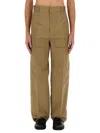 Gucci Brown Cargo Pocket Trousers In Brown