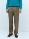 Gucci Men Check Wool Tailored Pants In Blue