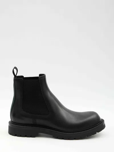 Gucci Men Chelsea Boots With Web