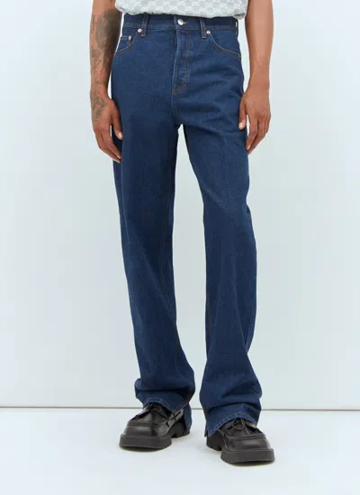Gucci Men Classic Jeans In Blue