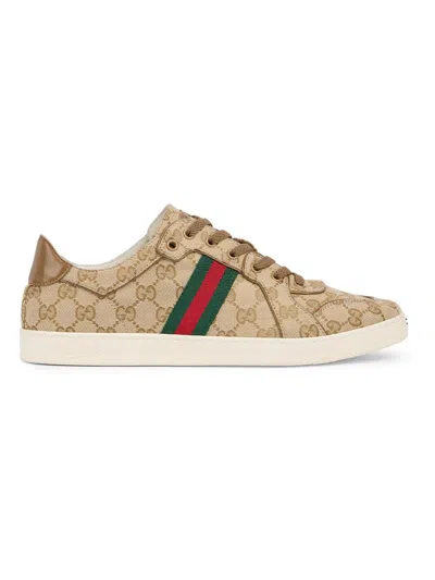 Gucci Stretch Gg Canvas Low-top Sneakers In Multi