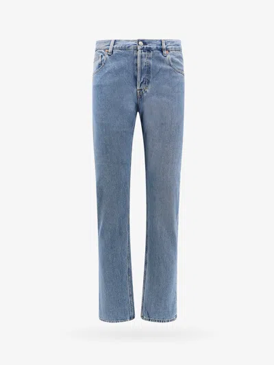 Gucci Men Cotton Jeans With Back Logo Patch