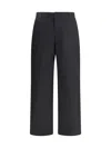 Gucci Men Cotton Pants In Black