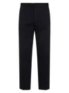 Gucci Blue Cotton Pants In Blue