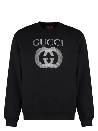 GUCCI MEN'S COTTON SWEATSHIRT
