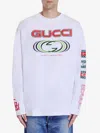 Gucci Logo Heavy Cotton Jersey T-shirt In White