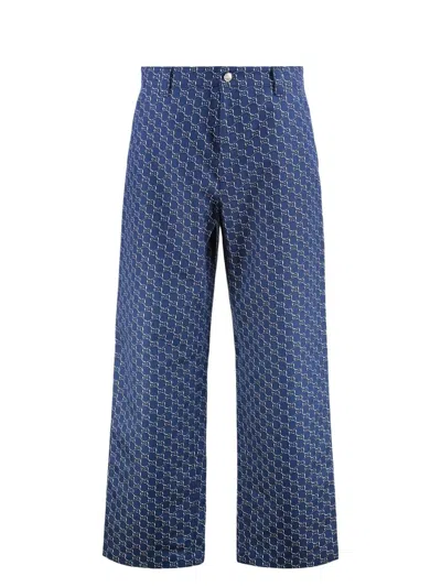 GUCCI MEN'S COTTON TROUSERS