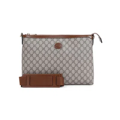 Gucci Men's Crossbody Bag In Nude & Neutrals