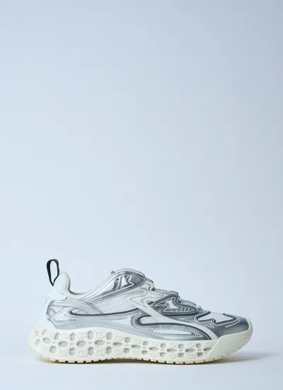 Gucci Men Cub3d Sneakers In Silver