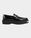Gucci Men's Damien Creeper Bit Loafers In Black