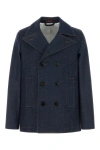 Gucci Denim Blazer In Blue