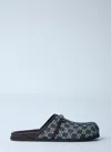 Gucci Horse Title Buckle Muller Shoes In Black