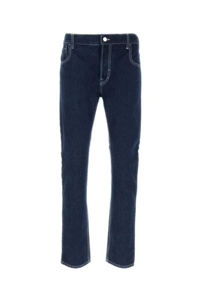 Gucci Blue Lasered Tapered Jeans