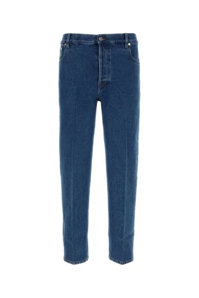 Gucci Men Denim Jeans In Blue