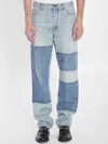 Gucci Loose Pant Certified Cotton Bl In Blue