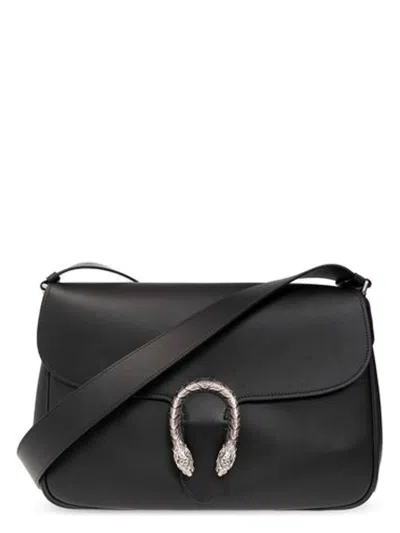 GUCCI MEN'S DIONYSUS MEDIUM SHOULDER BAG BLACK | 758557AACOJ