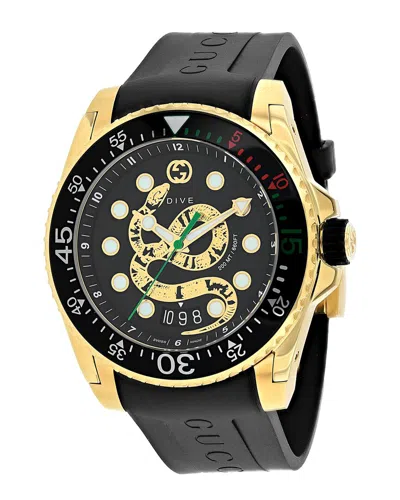 Gucci Men's Dive Watch In Black