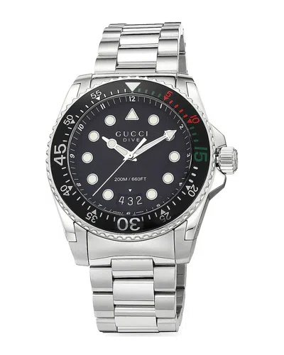 Gucci Men's Dive Watch In Black