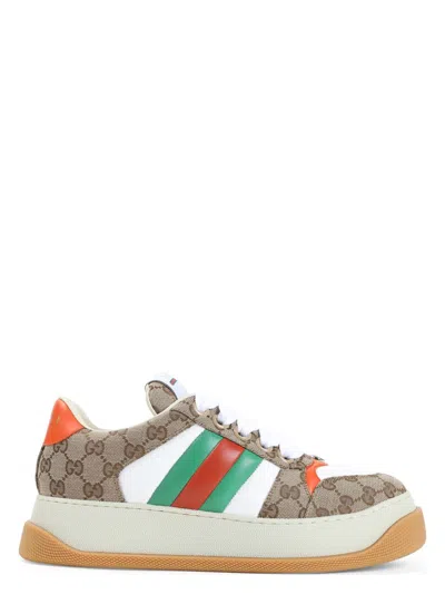 GUCCI MEN'S DOUBLE SCREENER SNEAKERS