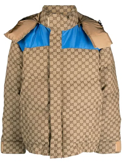 GUCCI GUCCI MEN DOWN JACKET WITH LOGO