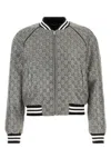 Gucci Embellished Tweed Bomber Jacket