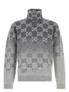 Gucci Men Embroidered Wool Sweater