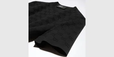 Gucci Men's Fw26 Crewneck Sweater In Black