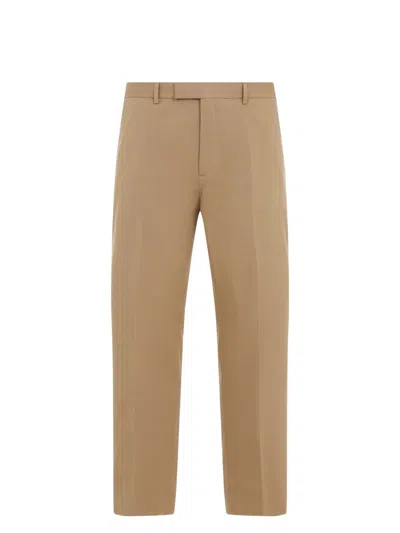Gucci Men's Gabardine Pant In Brown