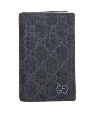 Gucci Men Gg Bi-fold Wallet In Multi