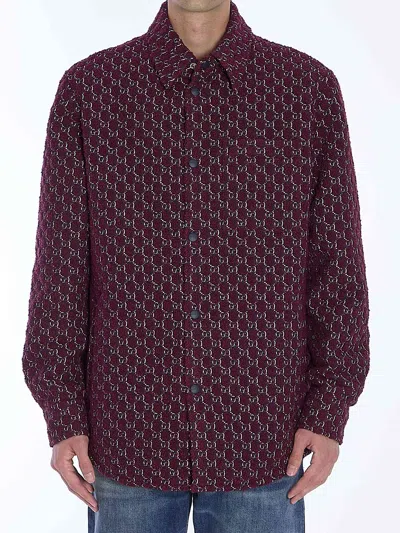 GUCCI GUCCI MEN GG BOUCLÉ OVERSHIRT