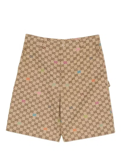 Gucci Men `gg Canvas` Short Pants