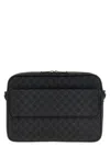Gucci Mens  Gg Small Coated-canvas Crossbody Bag