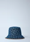 Gucci Men Gg Denim Bucket Hat