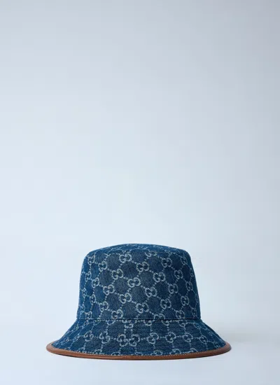 GUCCI GUCCI MEN GG DENIM BUCKET HAT