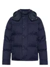 Gucci Gg Down Jacket In Blue
