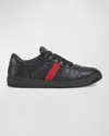 Gucci Sneakers Low-top In Leather In Black