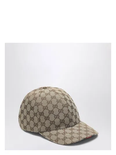 Gucci Men's Gg Fabric Baseball Cap In Sand