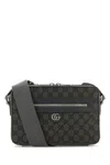 Gucci Men Gg Fabric Crossbody Bag